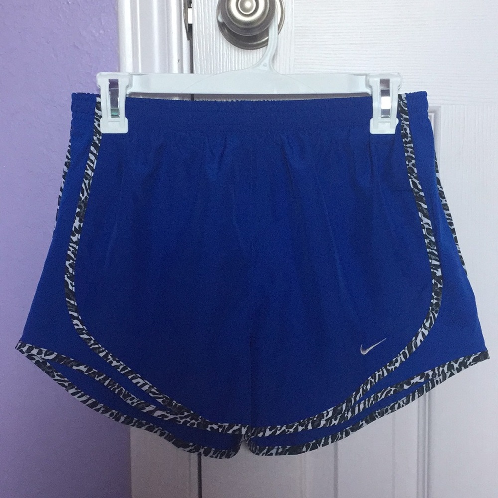Blue nike shorts